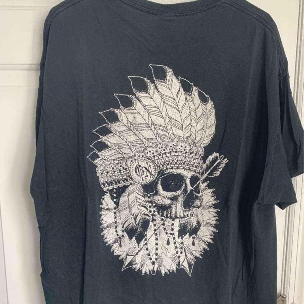 Men’s XL Ghost Native T-shirt Naturally Distressed band tee